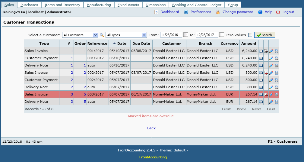 web accounting